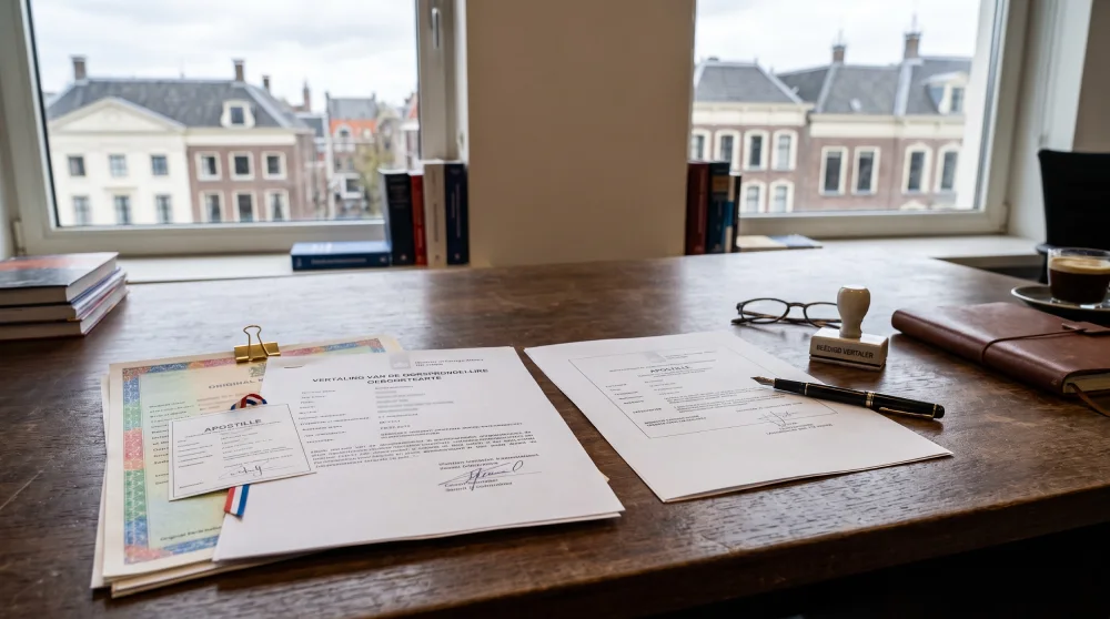 Apostille, Legalisation & Translation of Foreign Documents to use in the Netherland